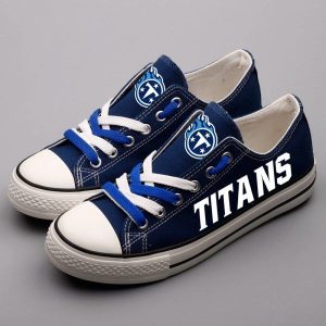 Tennessee Titans NFL Football 5 Gift For Fans Low Top Custom Canvas Shoes