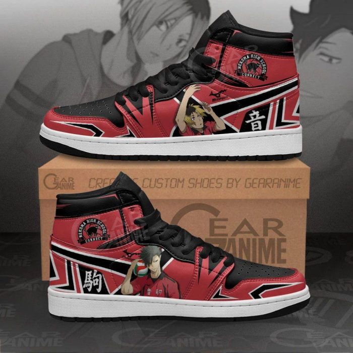 Tetsuro Kuroo and Kenma Kozume Sneakers Custom Haikyuu Anime Shoes