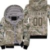 Texas Longhorns Camouflage Pattern 3D Personalized Unisex Fleece Hoodie