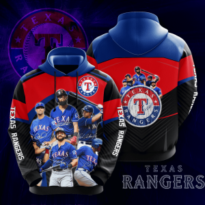 Texas Rangers 3D Hoodie