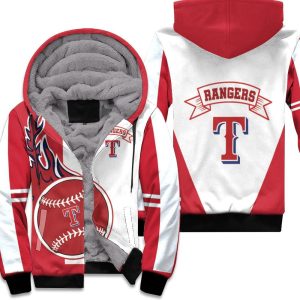 Texas Rangers 3D Unisex Fleece Hoodie