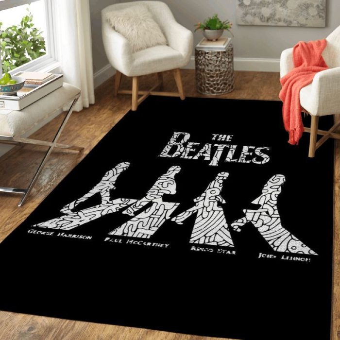 The Beatles Abbey Road Album Rock Band 1960 Area Rug Living Room Rug Home Decor Floor Decor