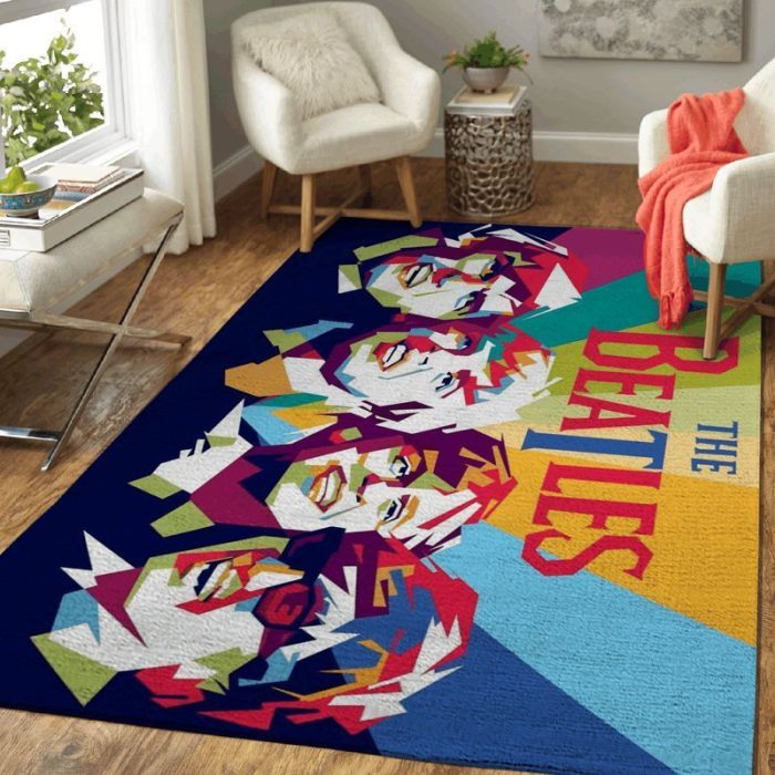 The Beatles The Beatles Pop Art Area Rug Living Room Rug Home Decor Floor Decor