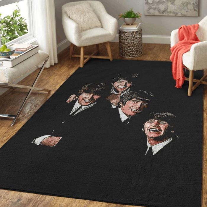 The Beatles The Legend Music Area Rug Living Room Rug Home Decor Floor Decor