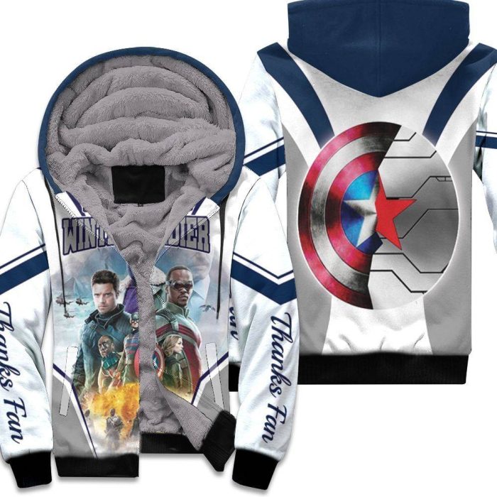 The Falcon And The Winter Soldier Action Unisex Fleece Hoodie