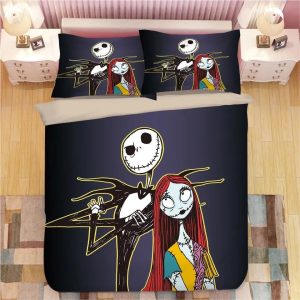 The Nightmare Before Christmas Jack Skellington #3 Duvet Cover Pillowcase Bedding Set