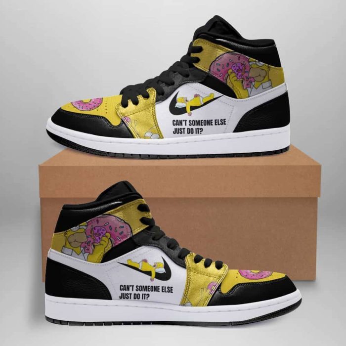 The Simpson Cant Someone Else Just Do It Air Jordan 1 Sport Custom Sneakers