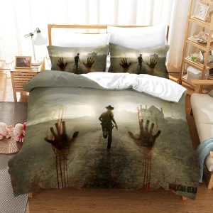 The WalKing Dead #8 Duvet Cover Pillowcase Bedding Set Home Bedroom Decor BS3196