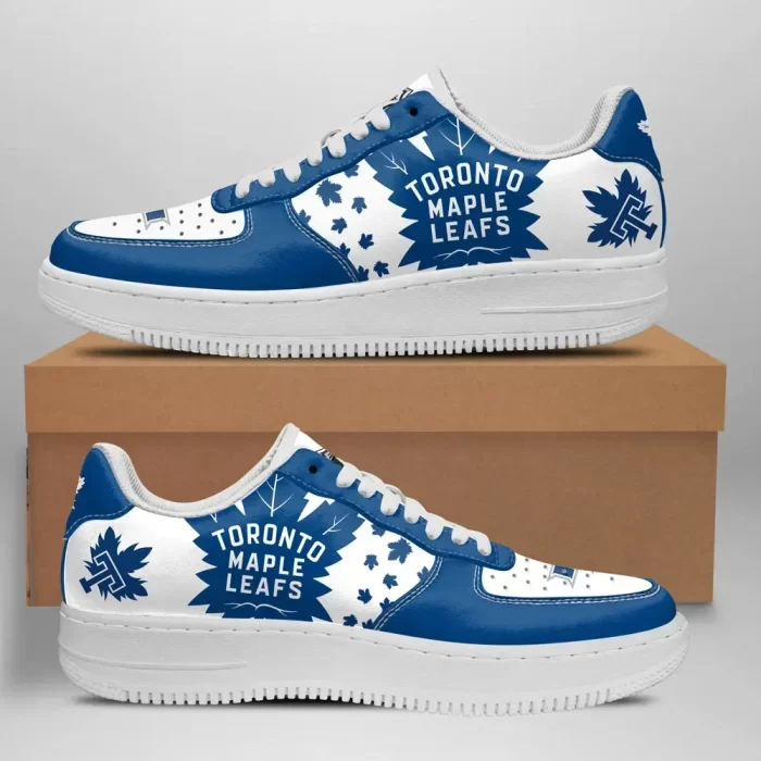 Toronto Maple Leafs Nike Air Force Shoes Unique Football Custom Sneakers