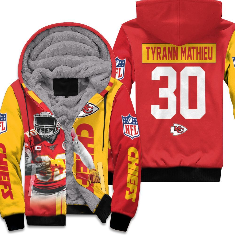 Tyrann-Mathieu-30-Kansas-City-Chiefs-Afc-West-Division-Champions-Super-Bowl-2021-Unisex-Fleece-Hoodie Tyrann Mathieu 30 Kansas City Chiefs Afc West Division Champions Super Bowl 2021 Unisex Fleece Hoodie
