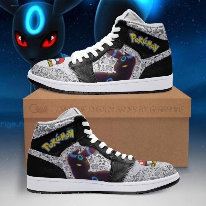 Umbreon Sneaker Boots J1 Cute Pokemon Air Jordan 1 Anime Shoes Custom Sneakers