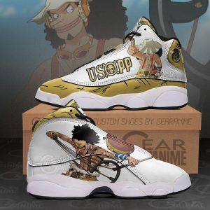 Usopp Jordan 13 Sneakers One Piece Anime Shoes