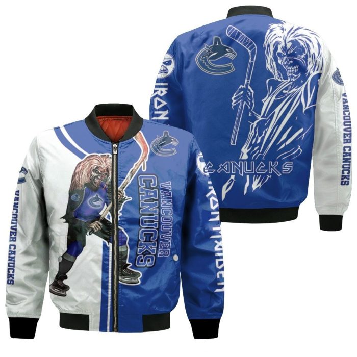 Vancouver Canucks And Zombie For Fans Bomber Jacket