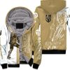 Vegas Golden Knights And Zombie For Fans Unisex Fleece Hoodie