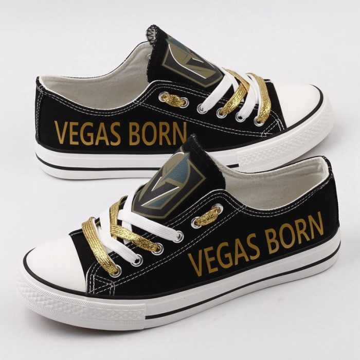 Vegas Golden Knights NHL Hockey 4 Gift For Fans Low Top Custom Canvas Shoes