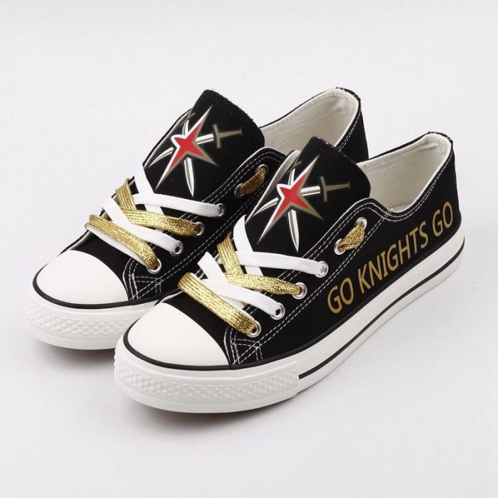 Vegas Golden Knights NHL Hockey Go Knights Go Gift For Fans Low Top Custom Canvas Shoes