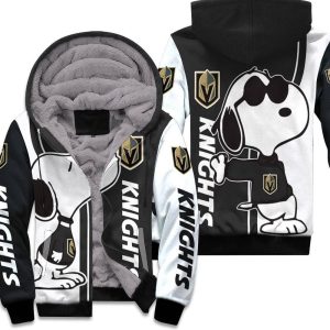 Vegas Golden Knights Snoopy Lover 3D Printed Unisex Fleece Hoodie