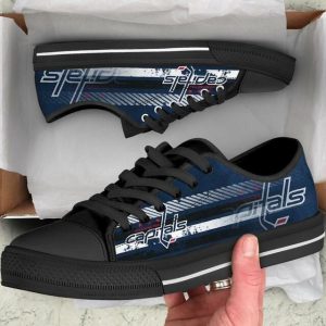 Washington Capitals NHL Hockey 2 Low Top Sneakers Low Top Shoes LT0970