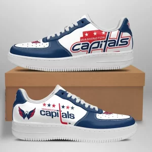 Washington Capitals Nike Air Force Shoes Unique Hockey Custom Sneakers AF0181