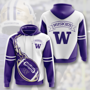 Washington Huskies 3D Hoodie