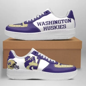 Washington Huskies Nike Air Force Shoes Unique Football Custom Sneakers AF1057
