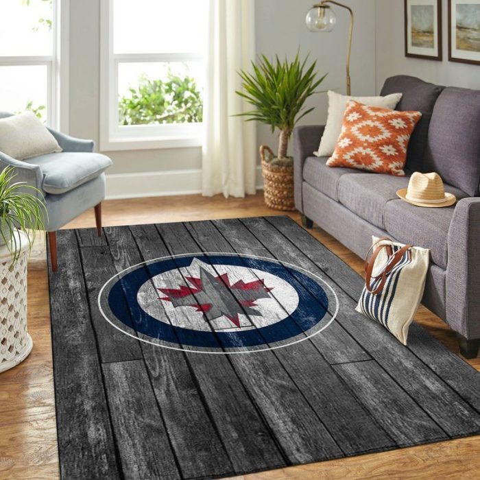 Winnipeg Jets NHL 1 Area Rug Living Room And Bed Room Rug