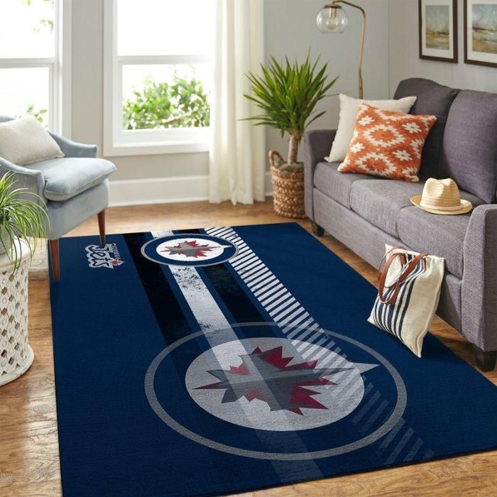 Winnipeg Jets NHL 8 Area Rug Living Room And Bed Room Rug