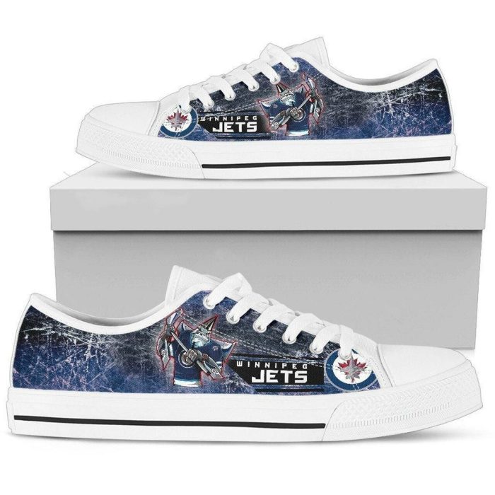 Winnipeg Jets NHL Hockey 1 Low Top Sneakers Low Top Shoes