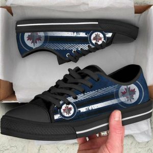 Winnipeg Jets Nhl Hockey 3 Low Top Sneakers Low Top Shoes