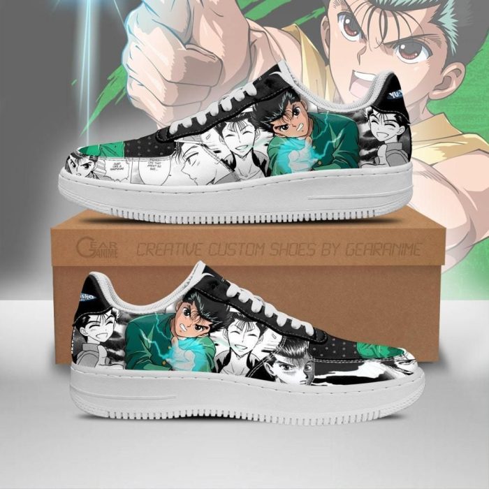 Yusuke Urameshi Air Force Sneakers Yu Yu Hakusho Anime Manga Shoes