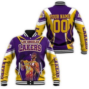 In Memories Kobe Bryant 24 Los Angeles Lakers Western Conference Personalized Baseball Jacket BJ2014