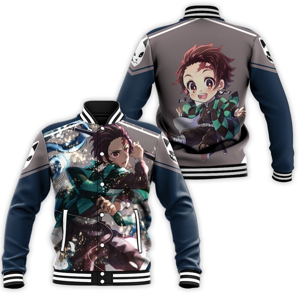 Kamado Tanjiro Kimetsu On Yaiba Fighting Baseball Jacket BJ1535 – We ...