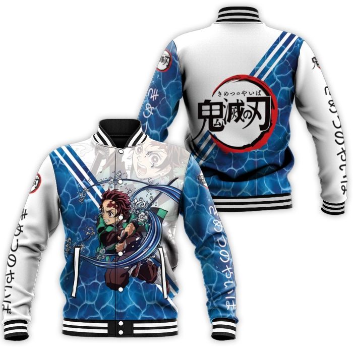 Kimetsu No Yaiba Anime Kamado Tanjiro Baseball Jacket