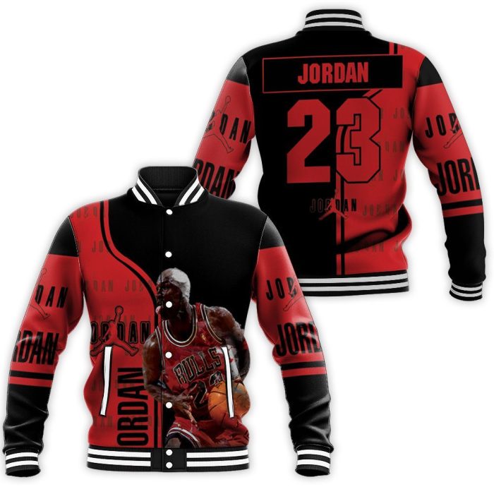 Michael Jordan Legend Of Chicago Bulls NBA Baseball Jacket