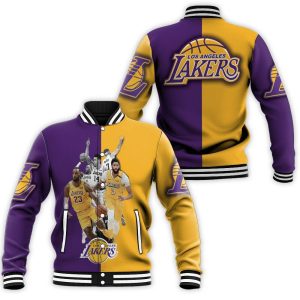 NBA Western Conference Los Angeles Lakers Baseball Jacket BJ1938