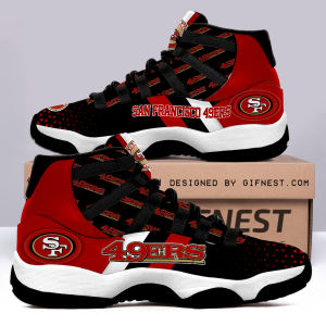 San Francisco 49Ers Air Jordan 11 Custom Sneaker For Fans