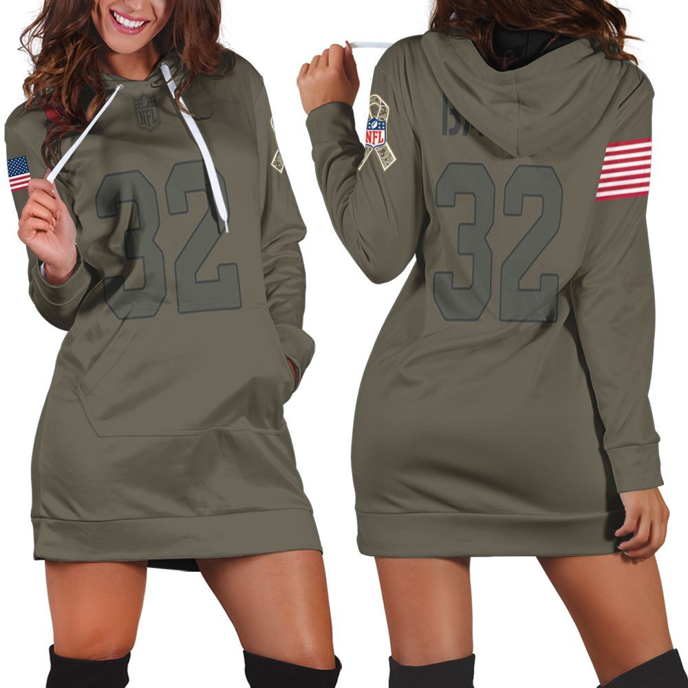 Arizona Cardinals Budda Baker #32 Nfl Camo 2019 Salute To Service 3D Hoodie Dress