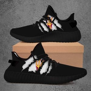 Arizona State Sun Devils NCAA Sport Teams Top Branding Trends Custom Perfect Gift For Fans Black Shoes Yeezy v2 Sneakers