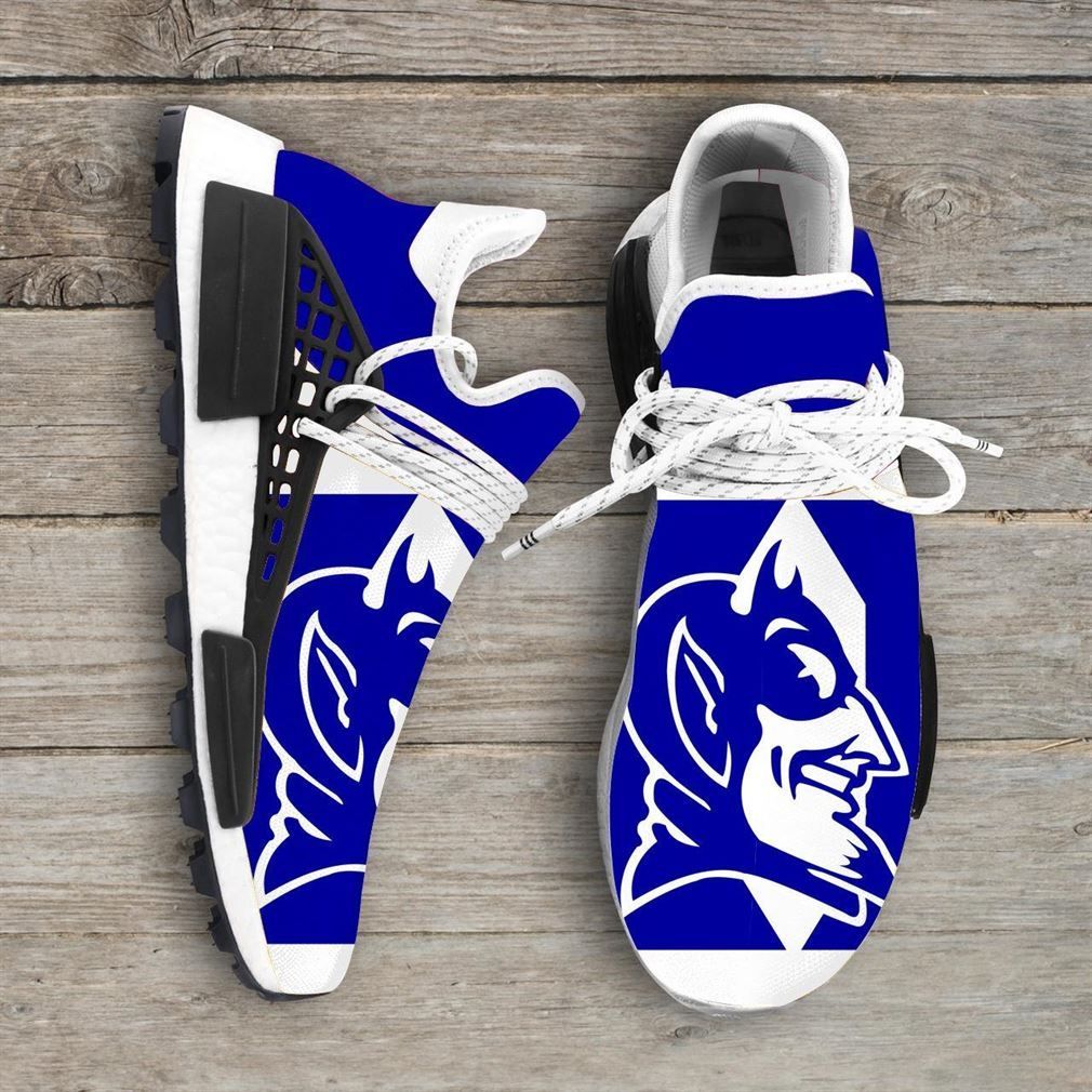 Duke Blue Devils NCAA Sport Teams Human Race Shoes Running Sneakers NMD Sneakers