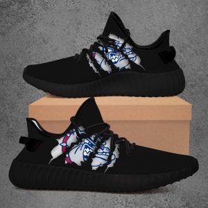 Gonzaga Bulldogs NCAA Sport Teams Top Branding Trends Custom Perfect Gift For Fans Black Shoes Yeezy v2 Sneakers