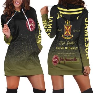 Jameson Irish Whiskey Triple Distilled Logo For Lovers 3D Hoodie Dress HD3455