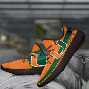 Miami Hurricanes NCAA YEEZY Sport Teams Top Branding Trends Custom Perfect Gift For Fans Shoes Yeezy v2 Sneakers