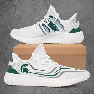 Michigan State Spartans NCAA Sport Teams Top Branding Trends Custom Shoes Yeezy v2 Sneakers