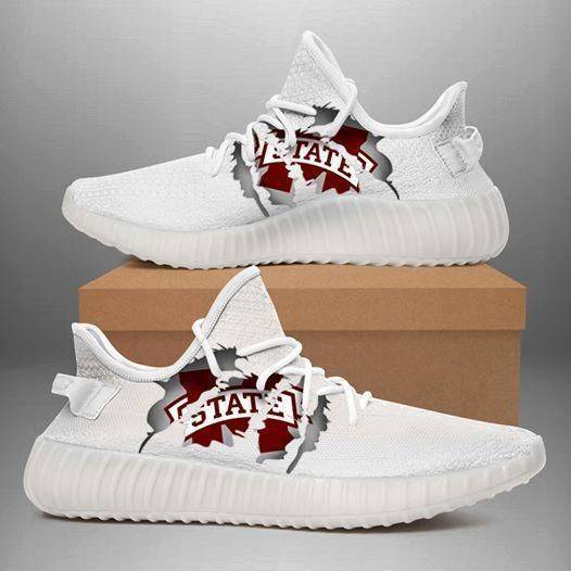 Mississippi State Bulldogs NCAA Yeezy Sneakers Sport Teams Top Branding Trends Custom Perfect Gift For Fans Shoes Yeezy Sneakers