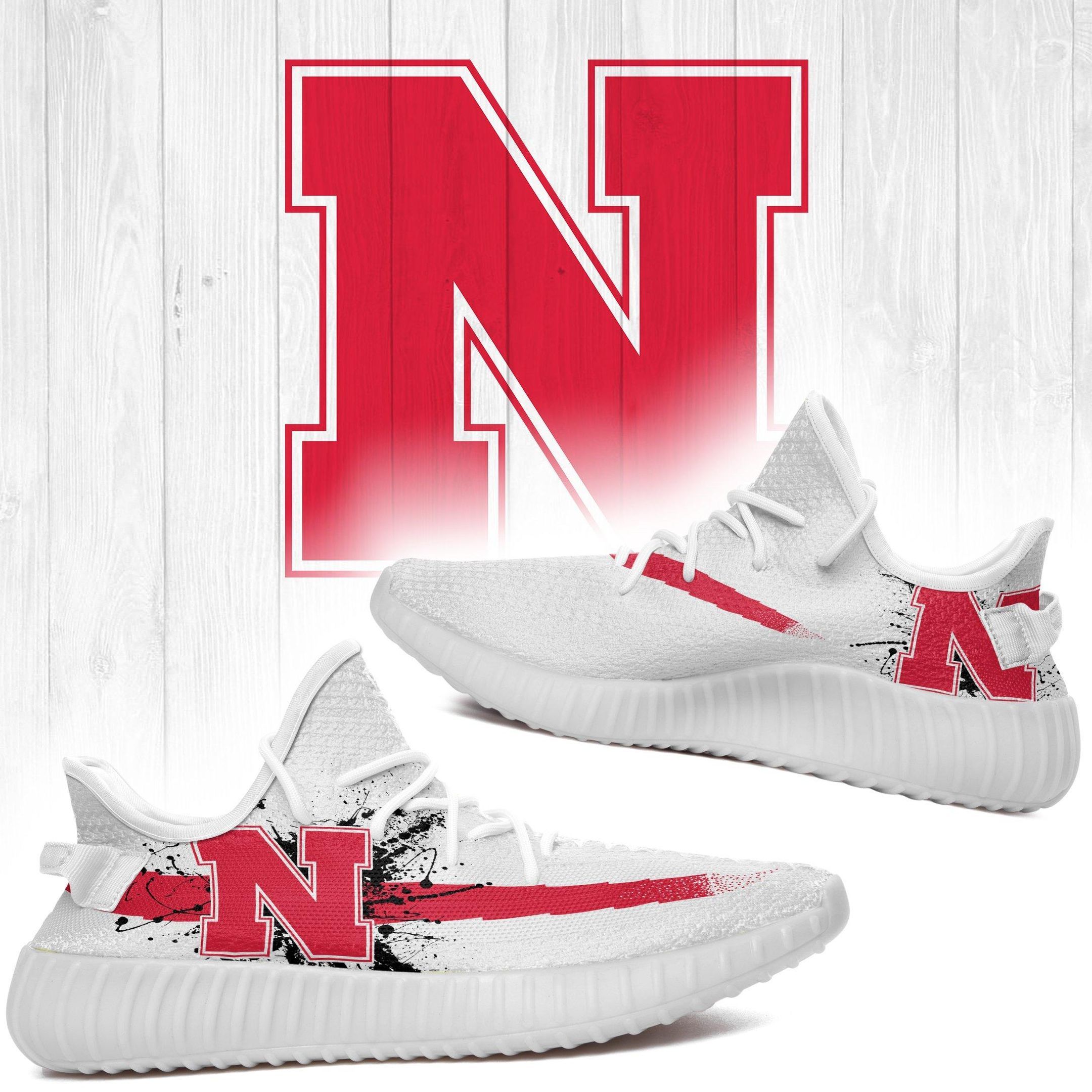 Nebraska Cornhuskers NCAA Teams Sport Teams Top Branding Trends Custom Perfect Gift For Fans Shoes Yeezy v2 Sneakers