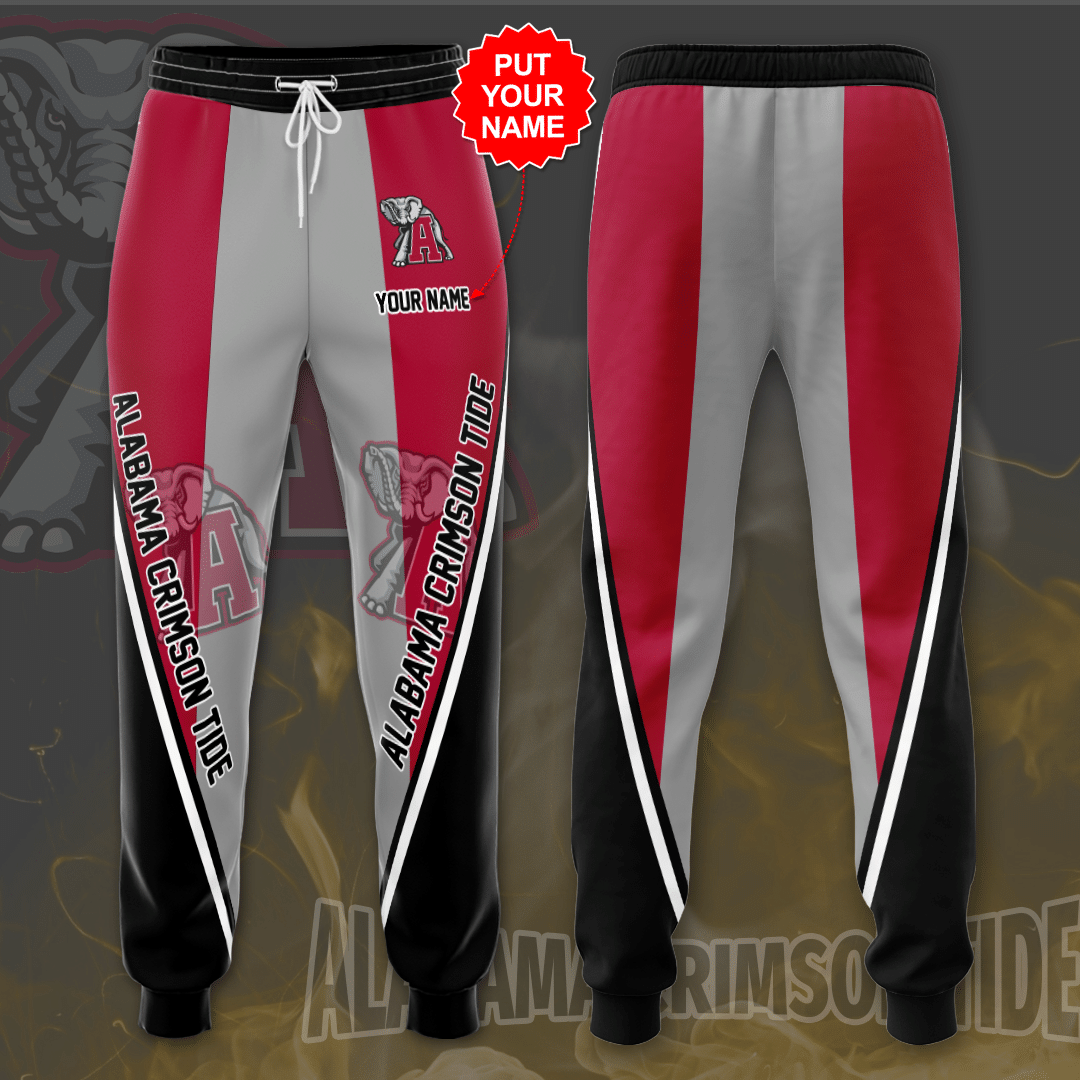 Personalized Alabama Crimson Tide Unisex Sweatpants For Fans SW140