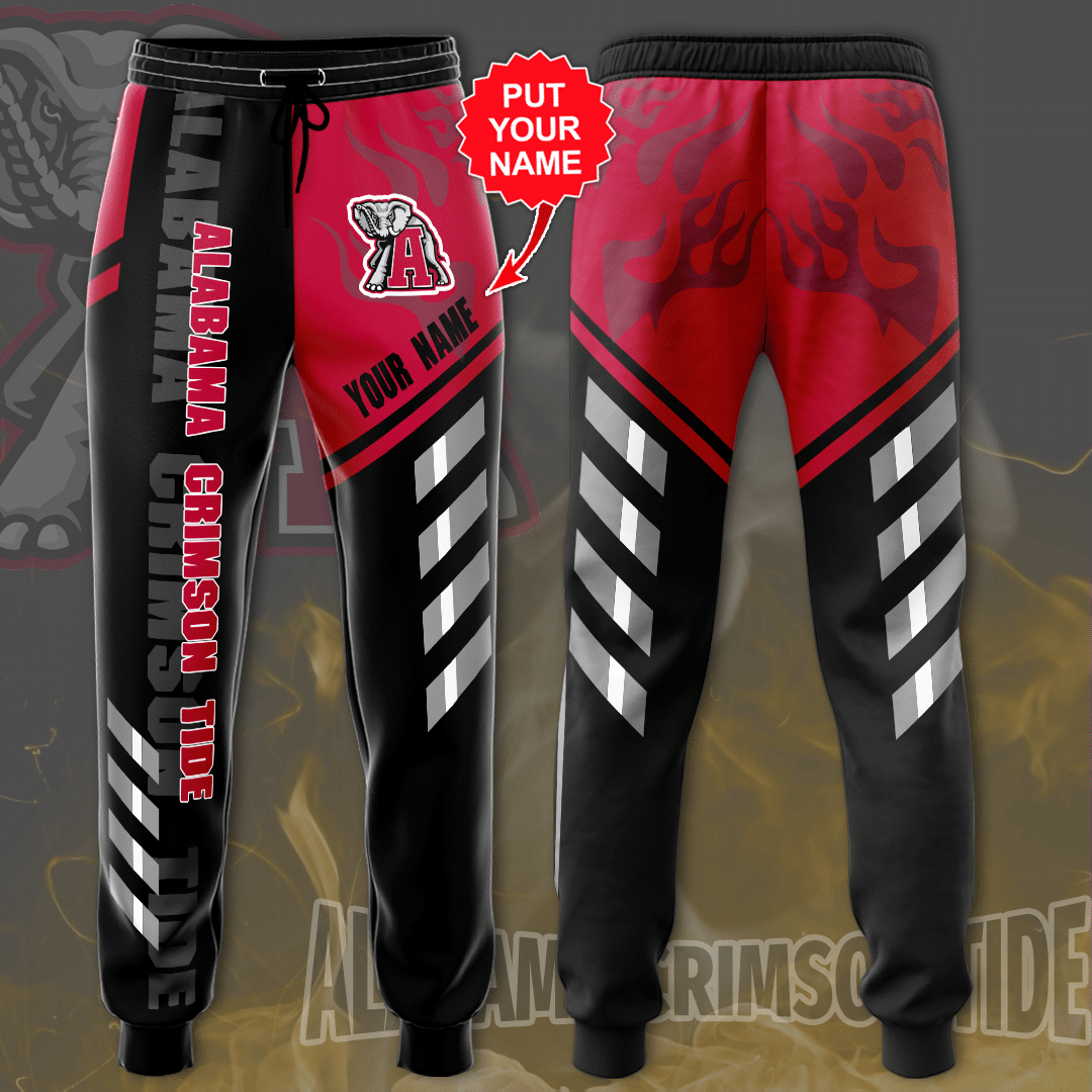 Personalized Alabama Crimson Tide Unisex Sweatpants For Fans SW452