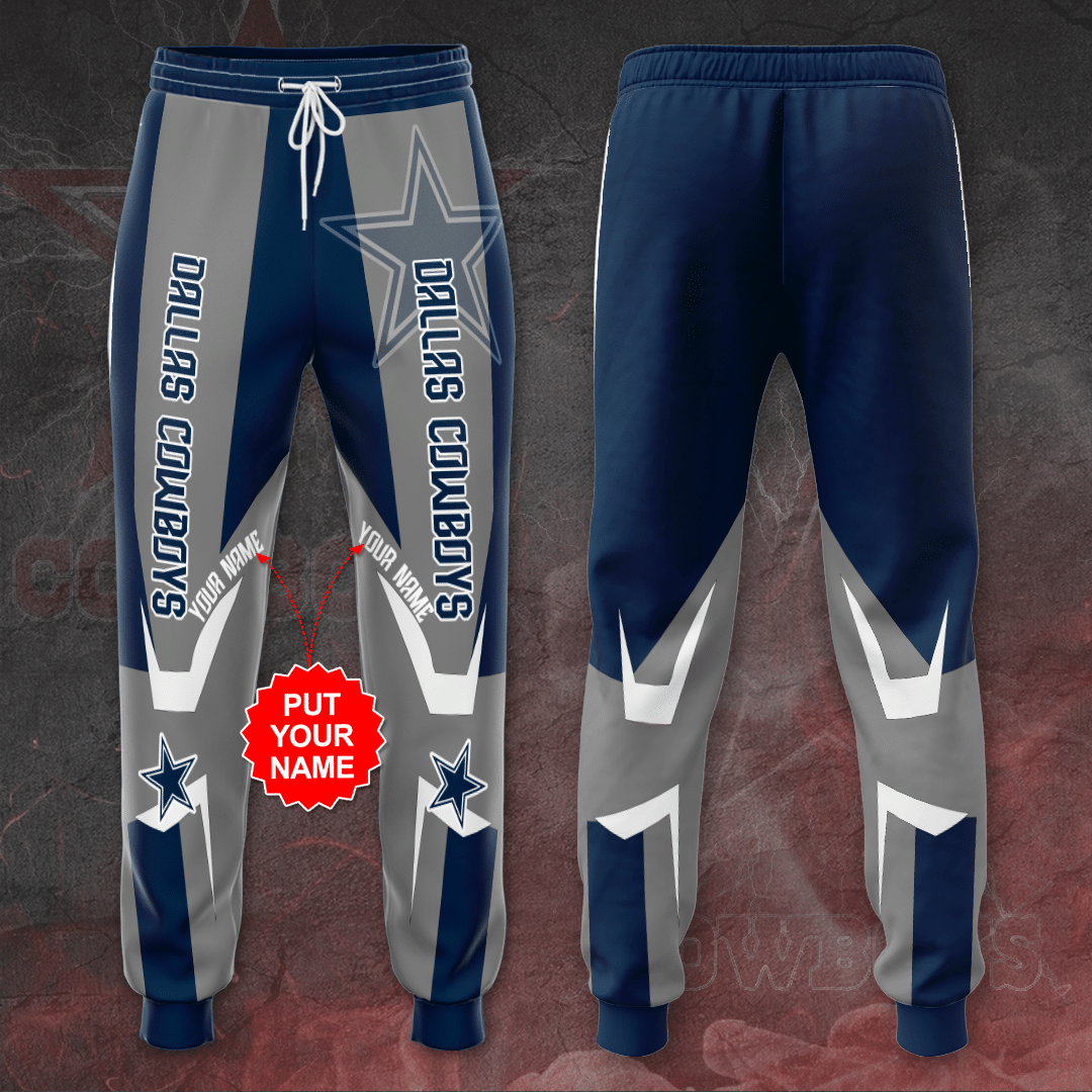 Personalized Dallas Cowboys Unisex Sweatpants For Fans SW134
