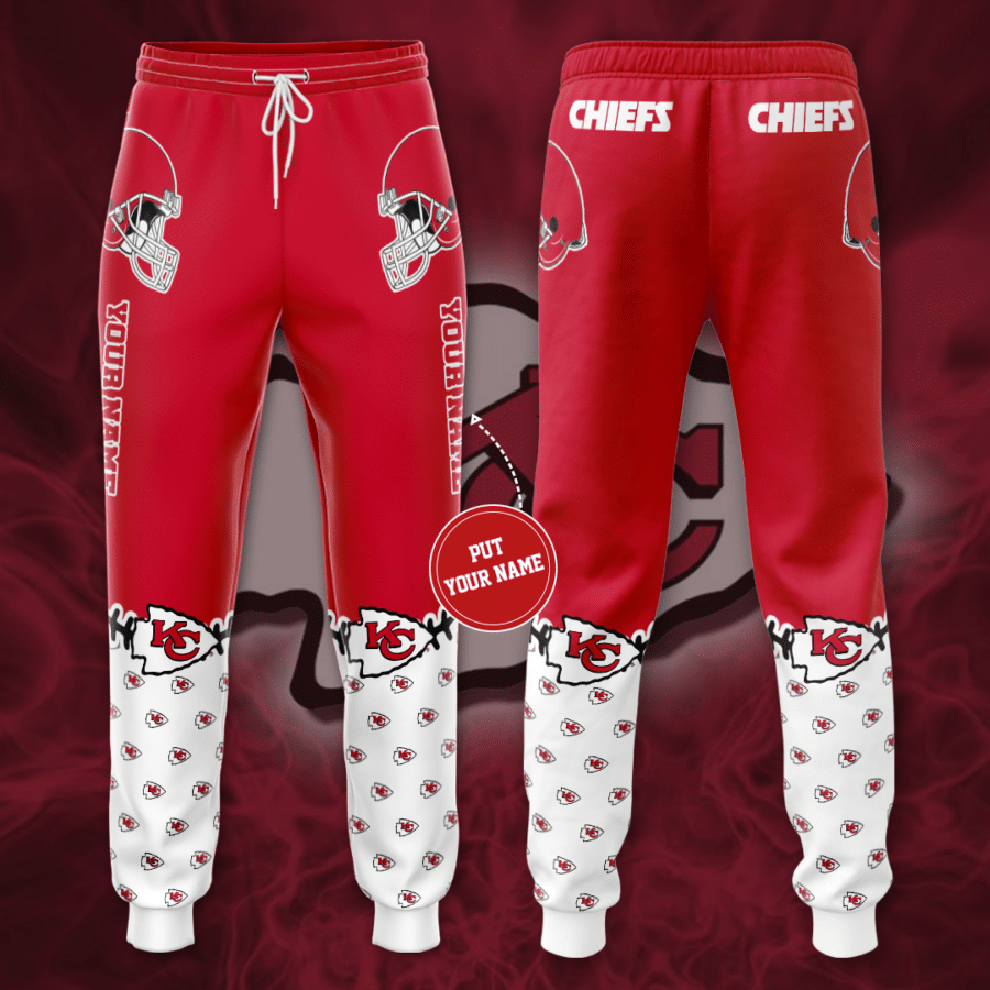 Personalized Kansas City Chiefs Unisex Sweatpants For Fans SW73
