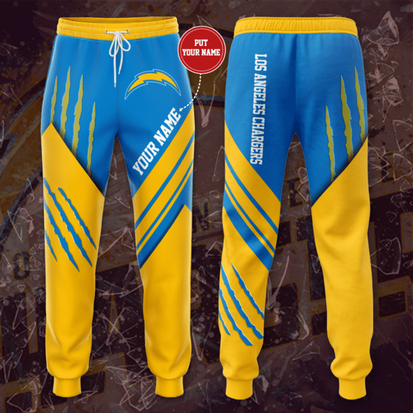 Personalized Los Angeles Chargers Unisex Sweatpants For Fans SW5
